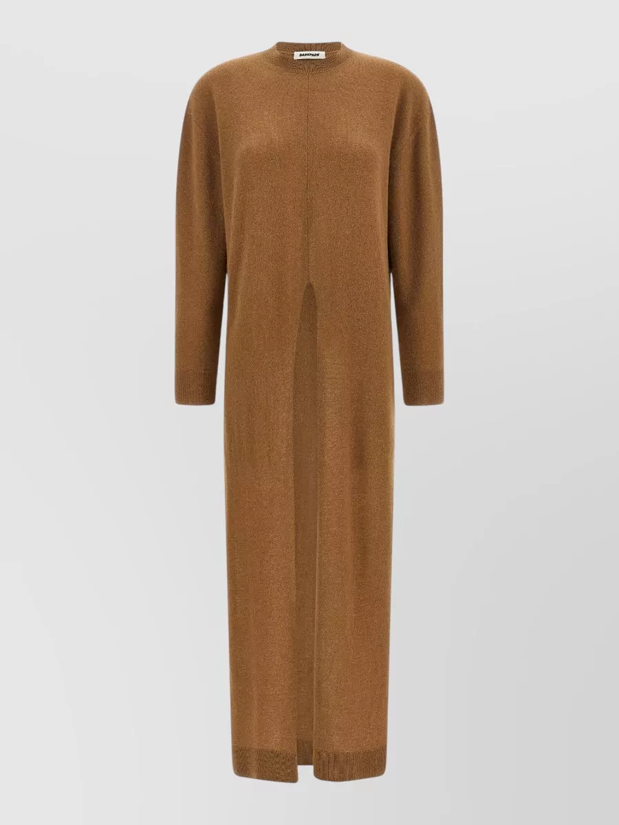 Darkpark cashmere ribbed oversized maxi sweater