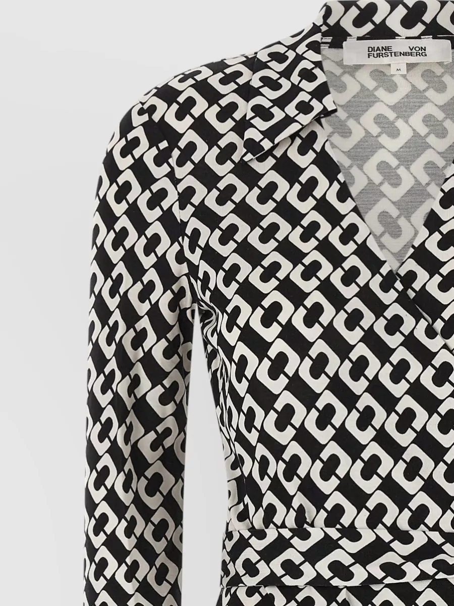 Diane Von Furstenberg Printed Midi Dress