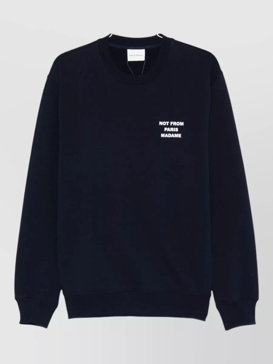 Drôle De Monsieur cotton crewneck sweatshirt