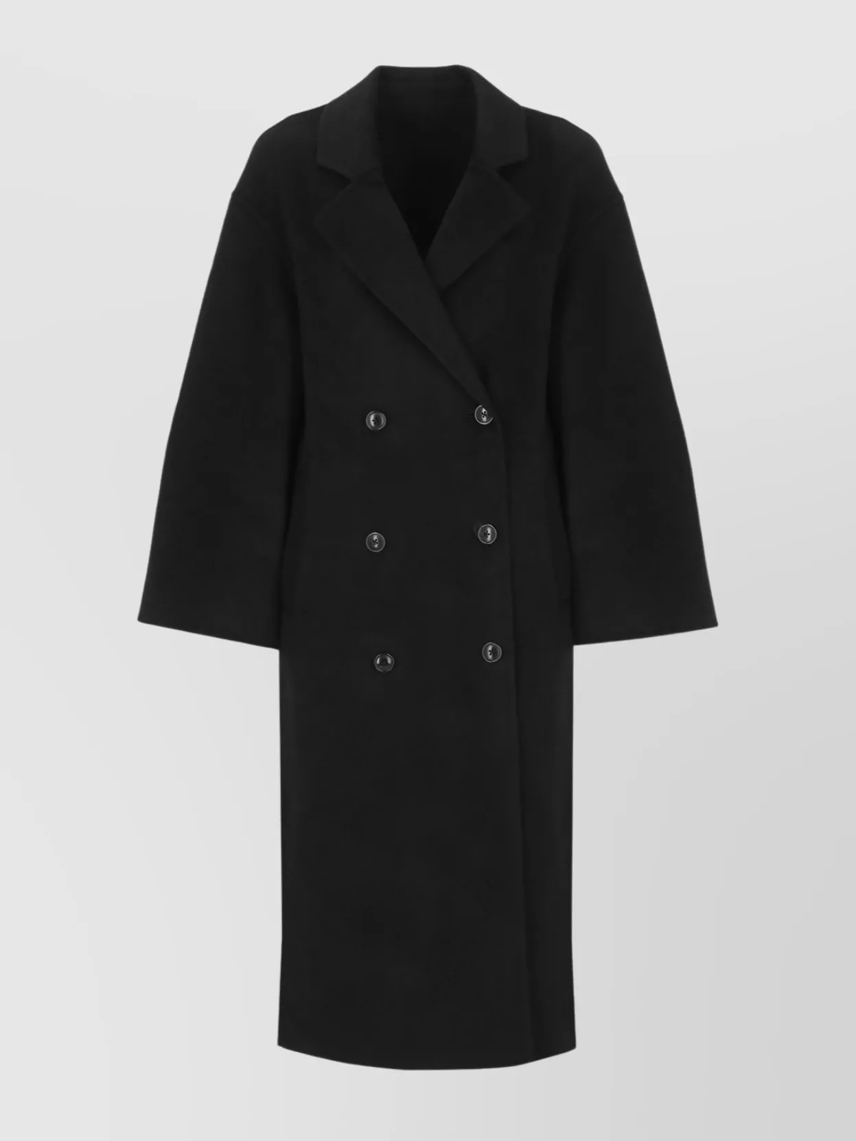 Loulou Studio Cashmere Oversized Double-Breasted Long Coat