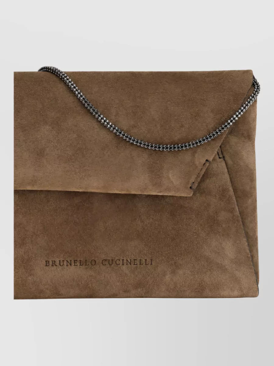 Brunello Cucinelli Na Calf Leather Clutch Bag