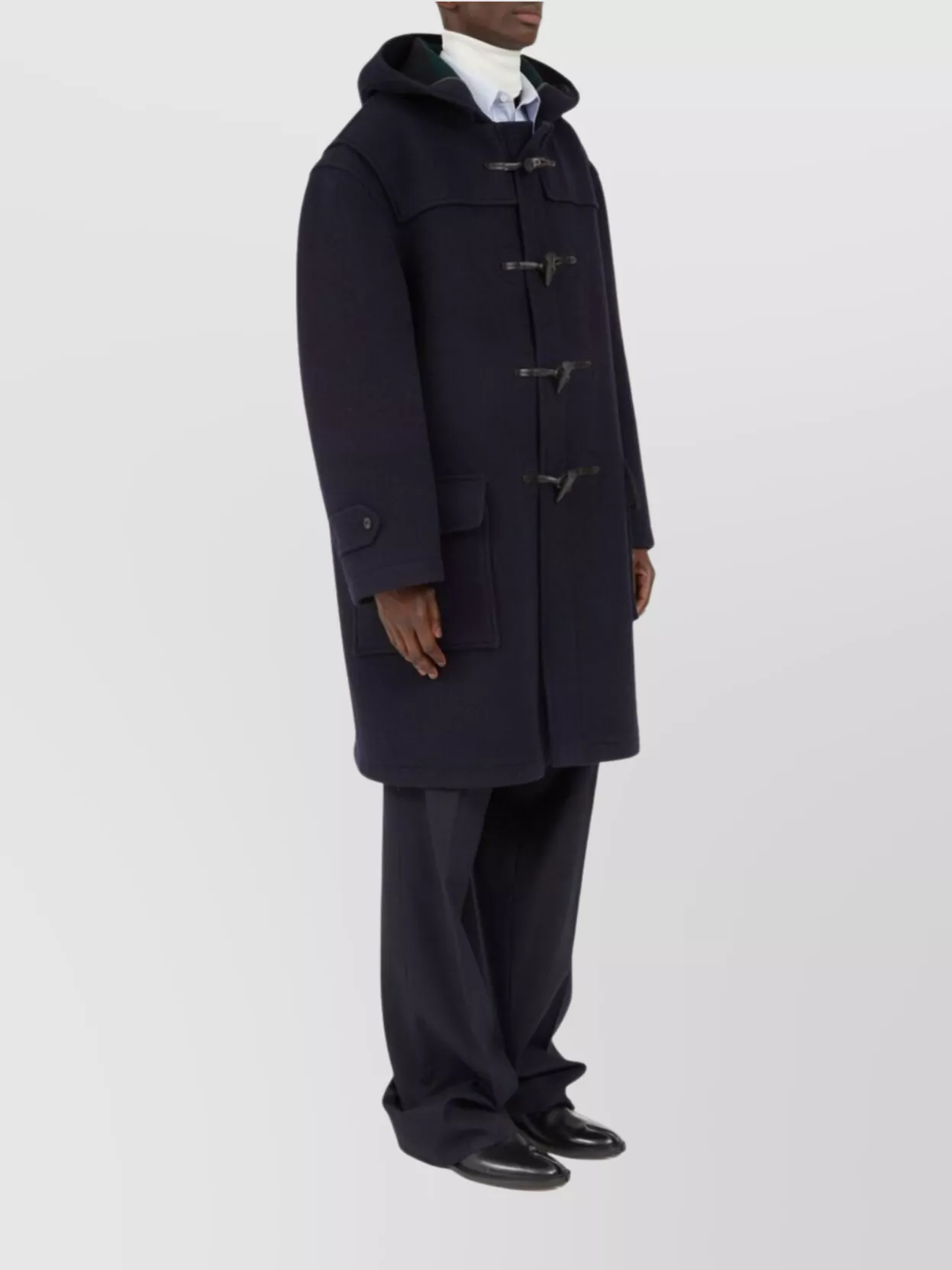 Maison Margiela Coat With Epaulettes And Hood