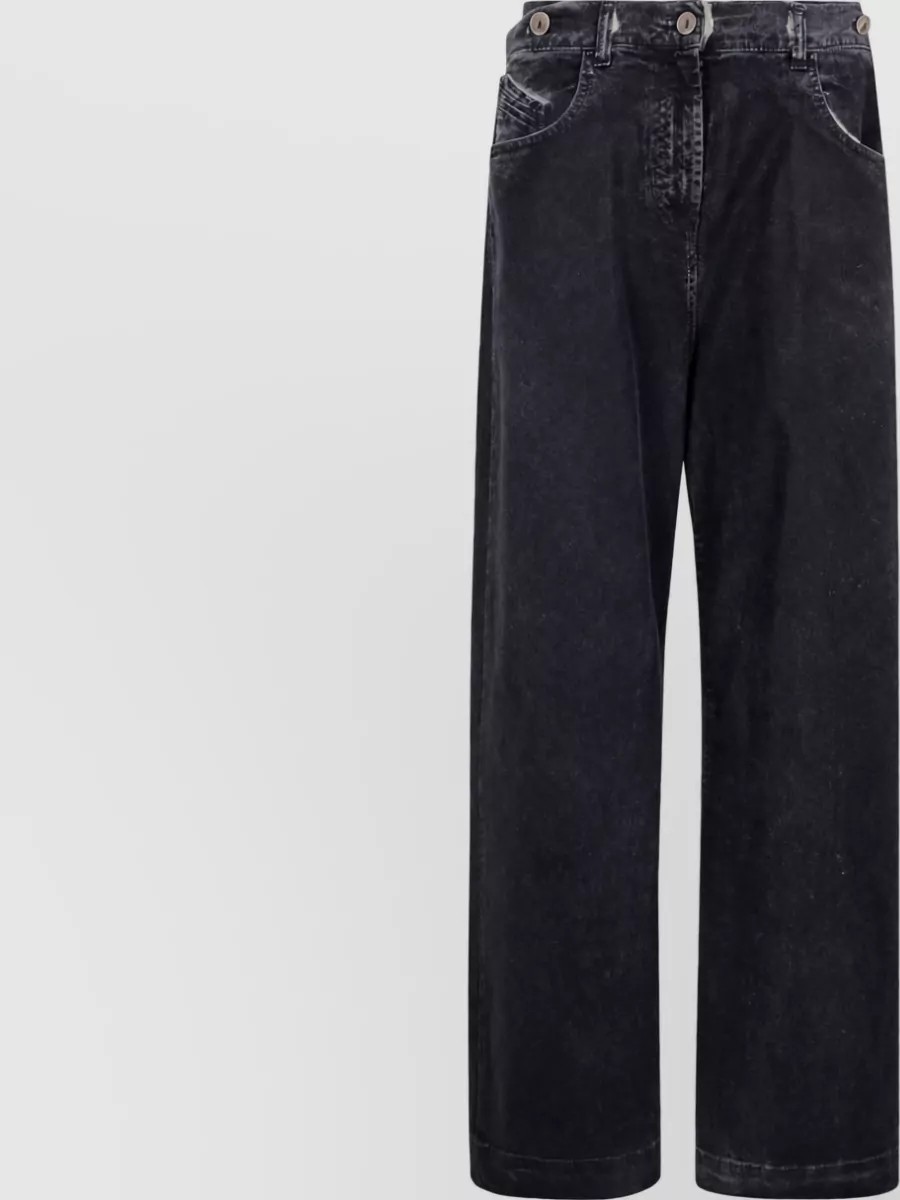 The Attico Denim Straight-Leg Jeans