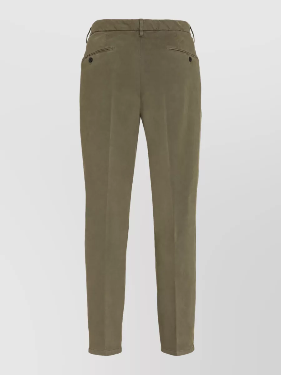 Dondup Cotton Straight-Leg Trousers