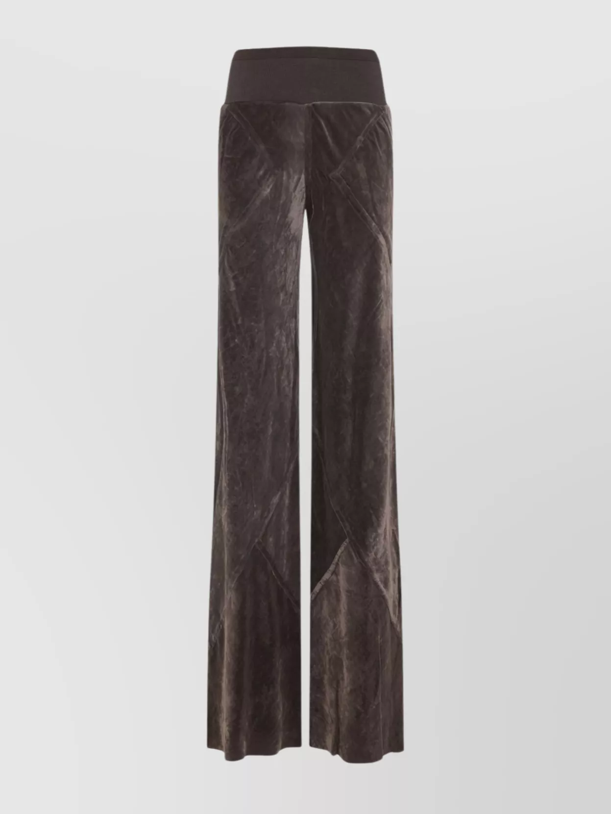Rick Owens Elastic Waist Casual Pants In Neutral
