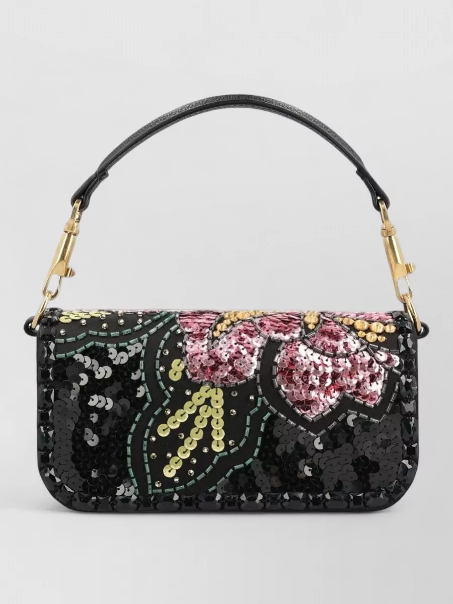 Valentino Garavani sacs du soir viscose silk clutch bag