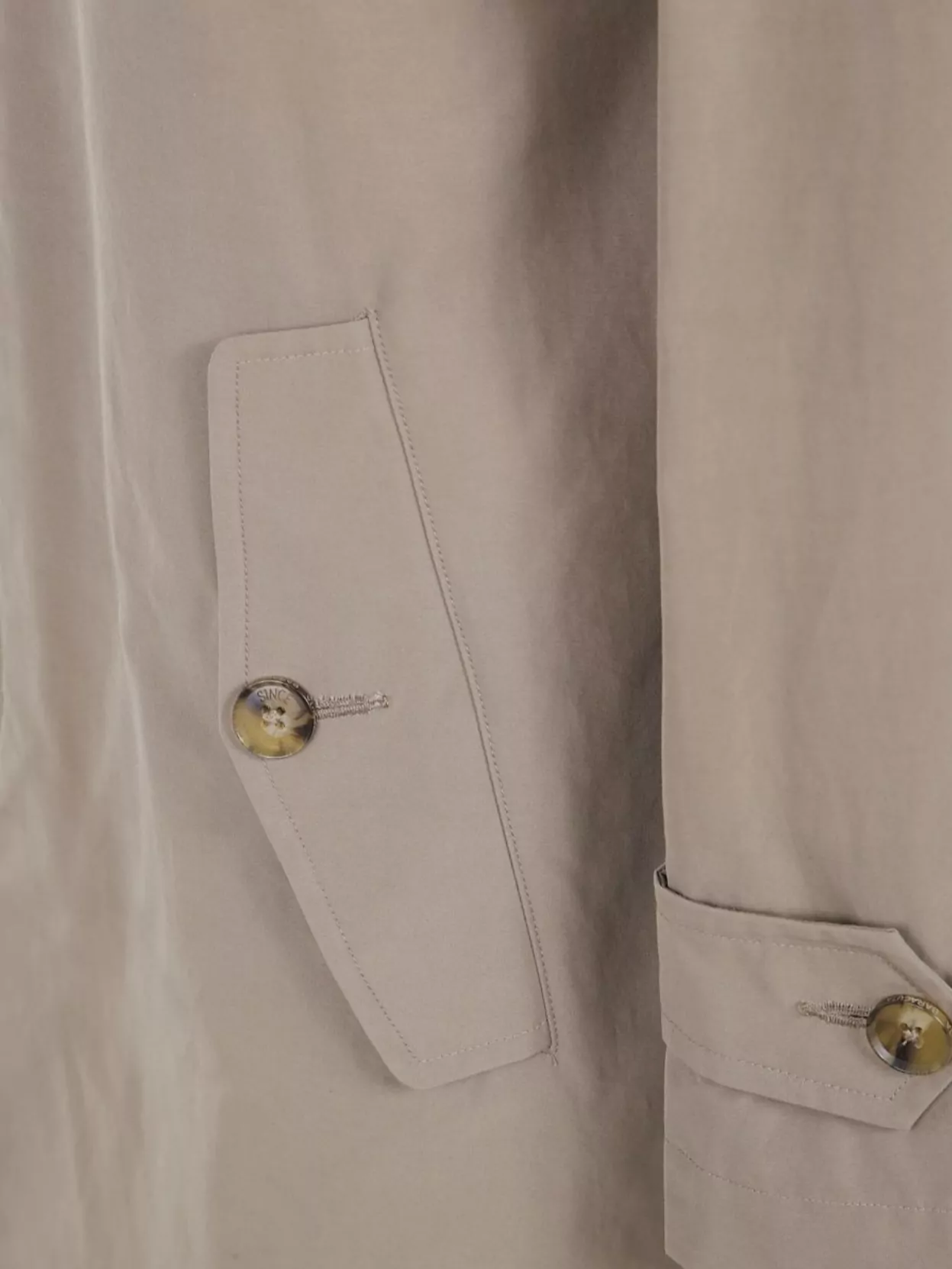 Baracuta Long Coat Detachable Sweater