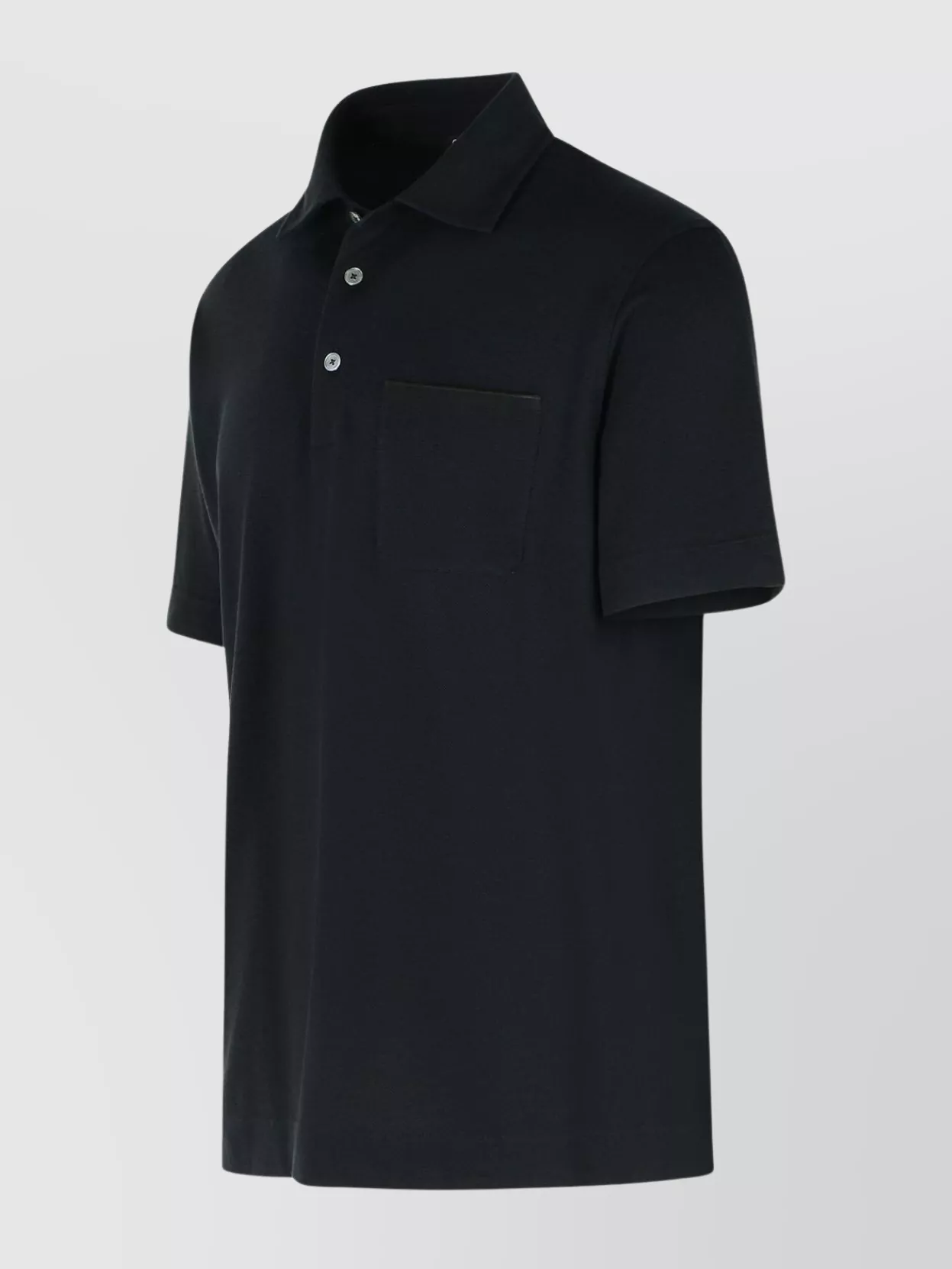 Zegna "Pure" Cotton Polo Shirt