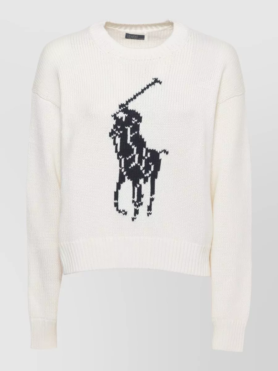 Ralph Lauren Cotton crewneck long-sleeve jumper