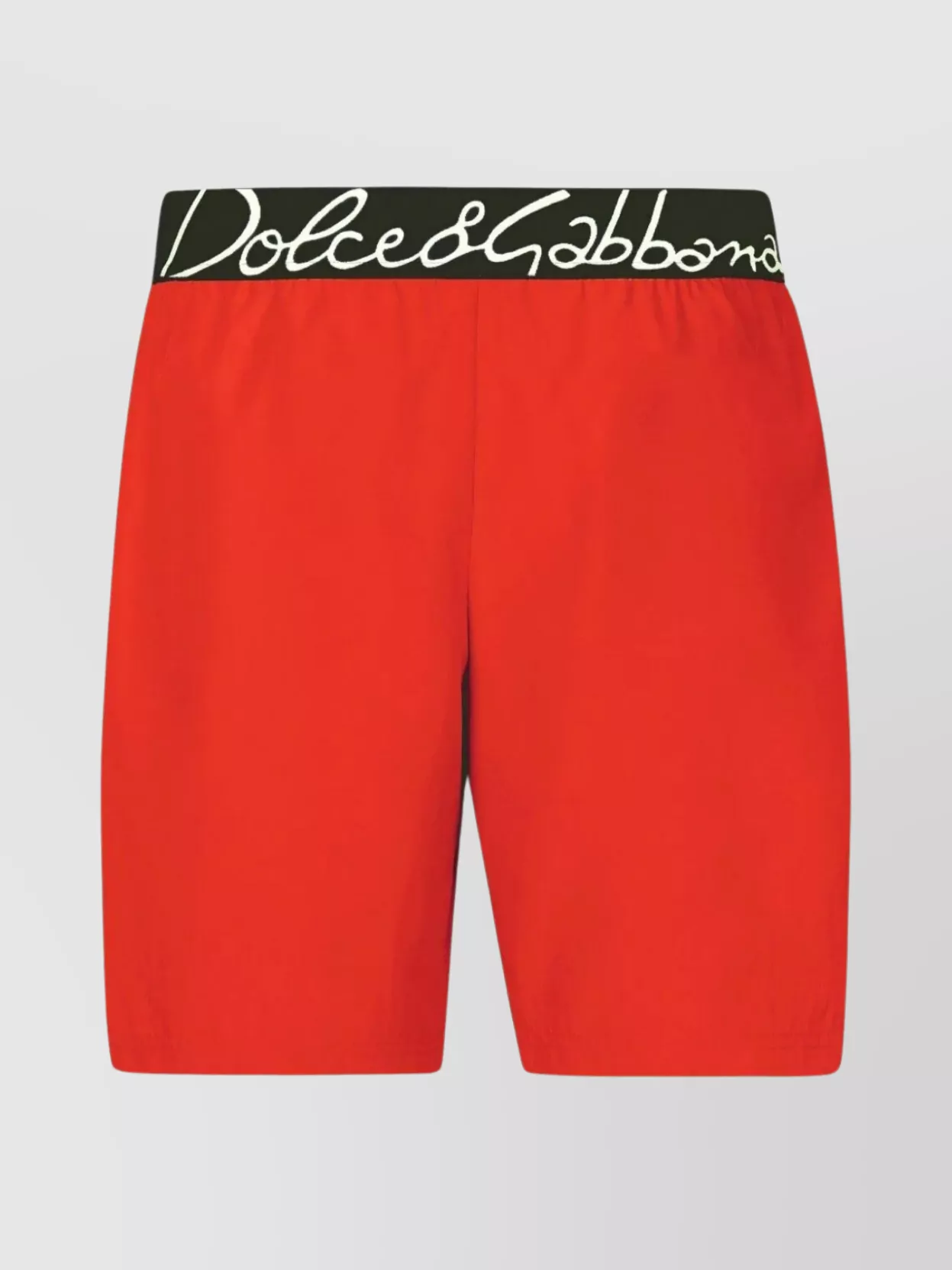 Shop Dolce & Gabbana Mid-length Swim Trunks In Lightweight Nylon