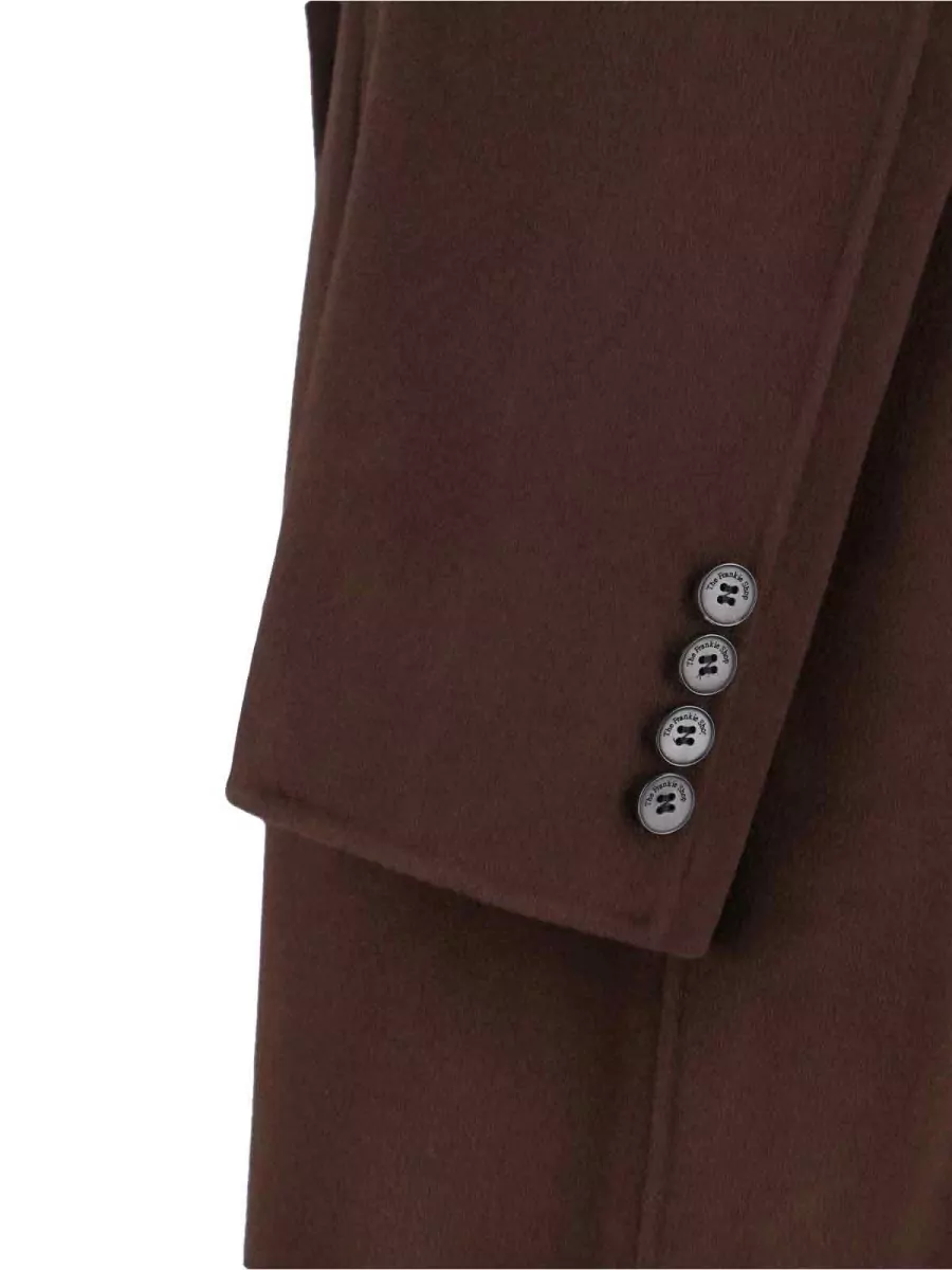 The Frankie Shop Wool Double-Breasted Coat