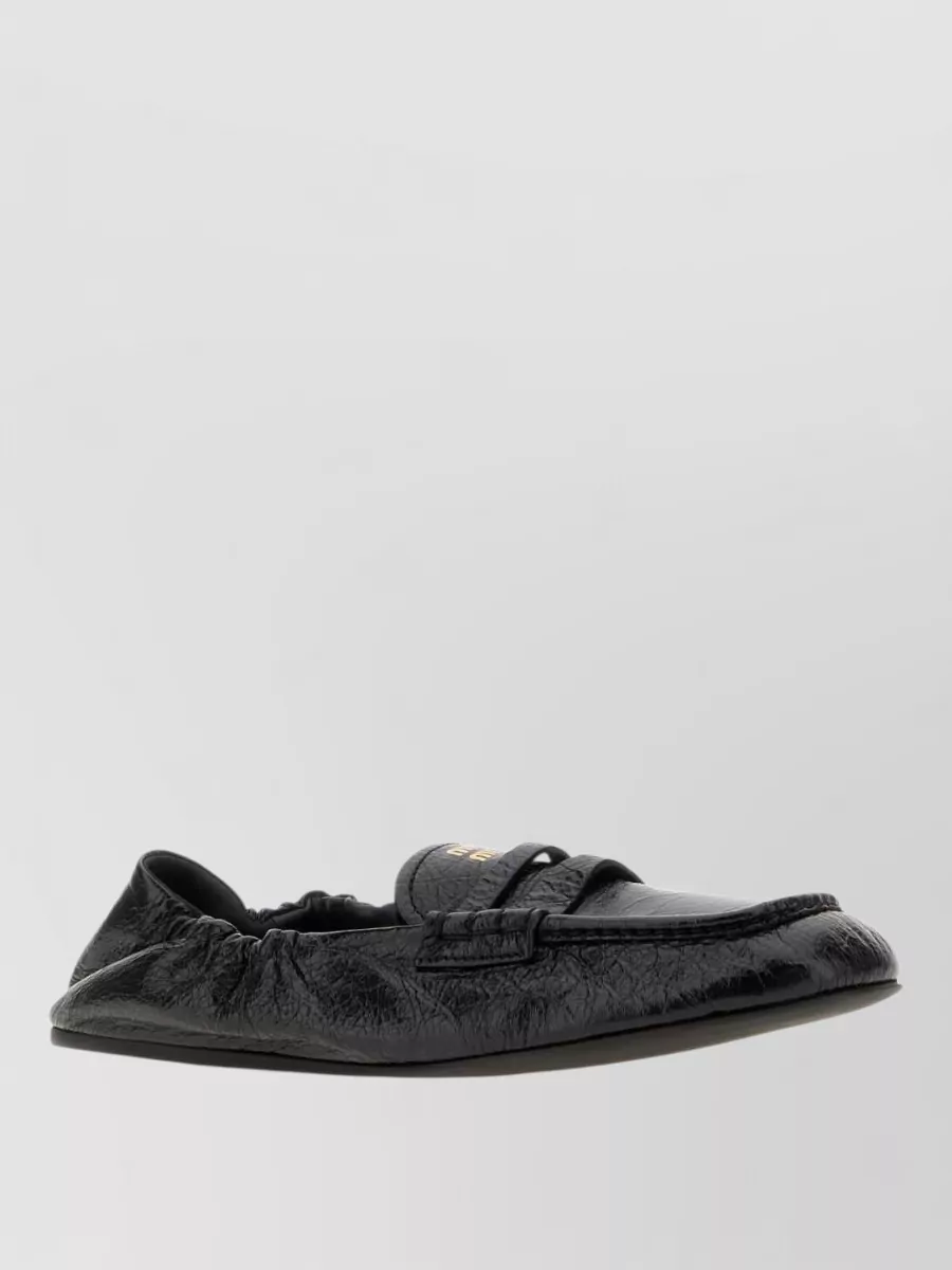 Miu Miu leather loafers