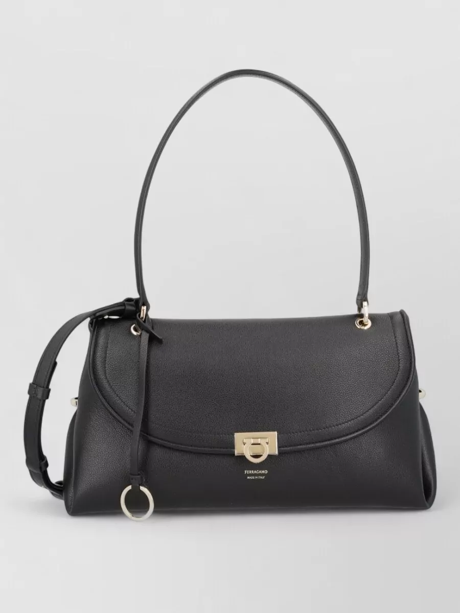 Ferragamo leather clutch bag