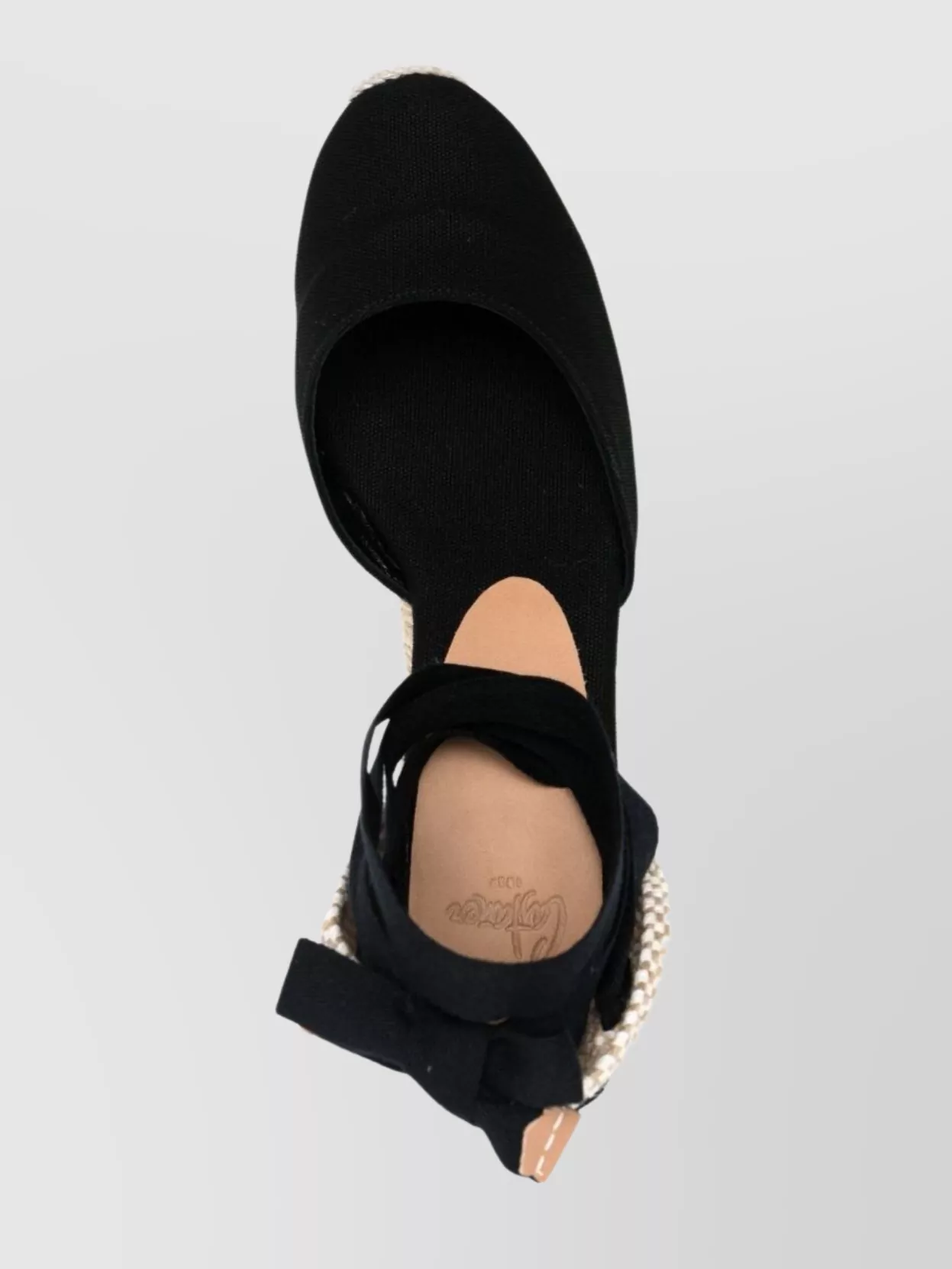 Castaã±er Canvas Wedge Espadrilles Bow Detail