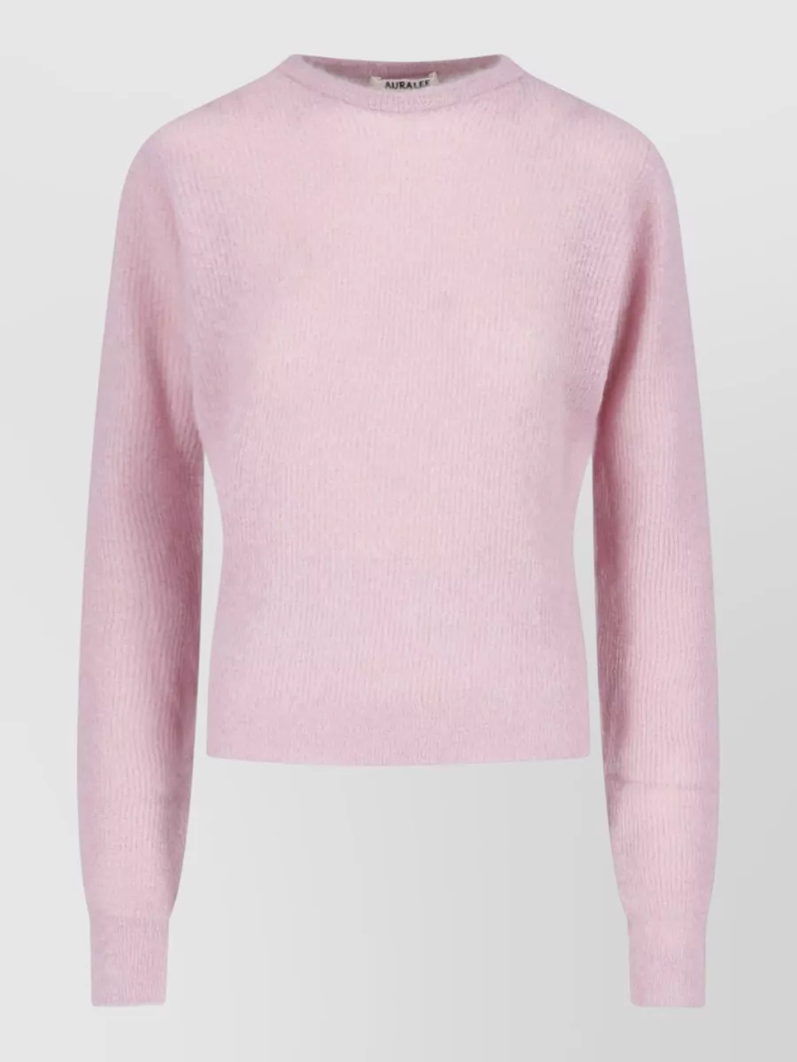 Auralee alpaca crewneck top