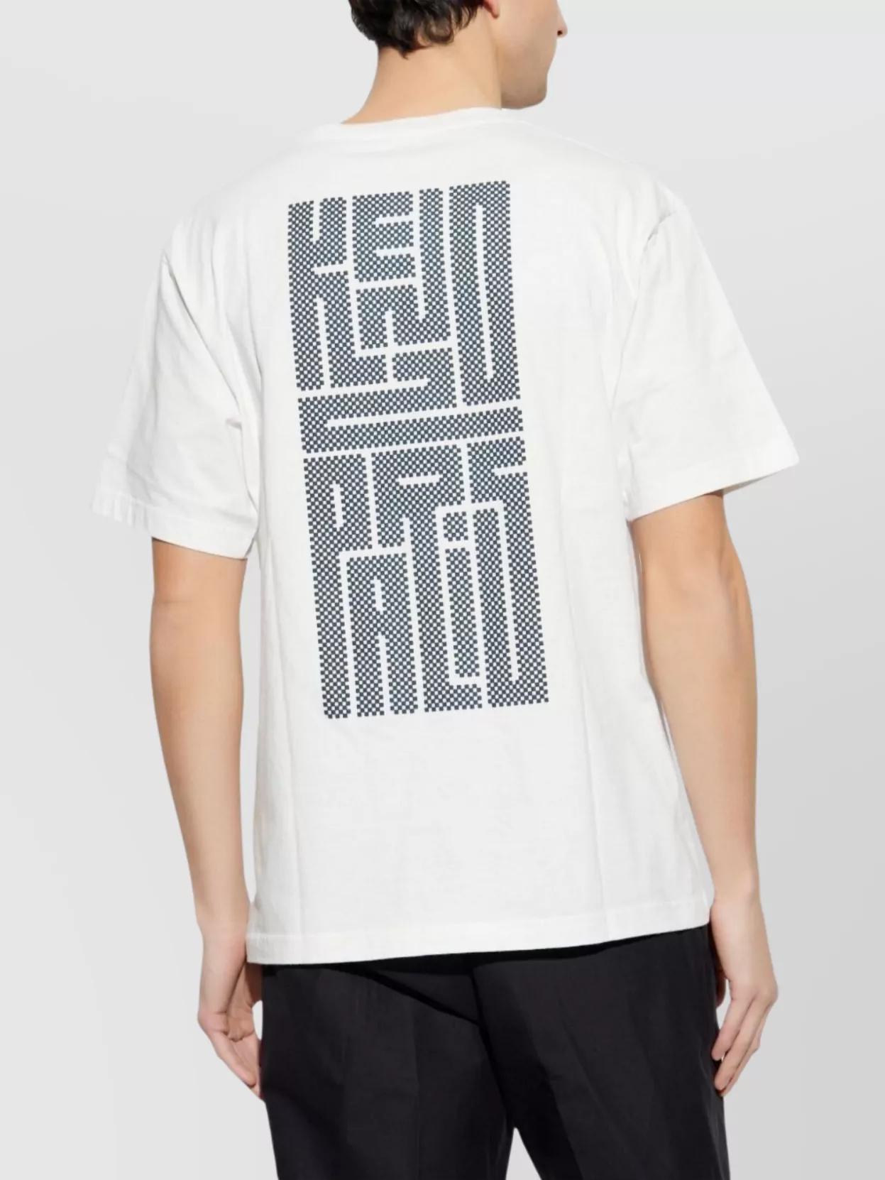 Kenzo Crew Neck Graphic Print Straight Hem