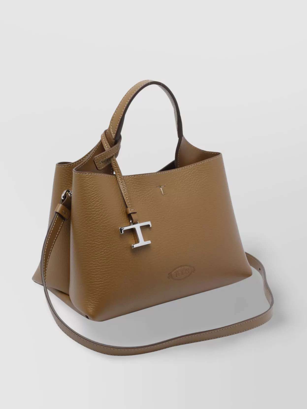Tod's Micro Handbag With Textured Finish And Adjustable Strap