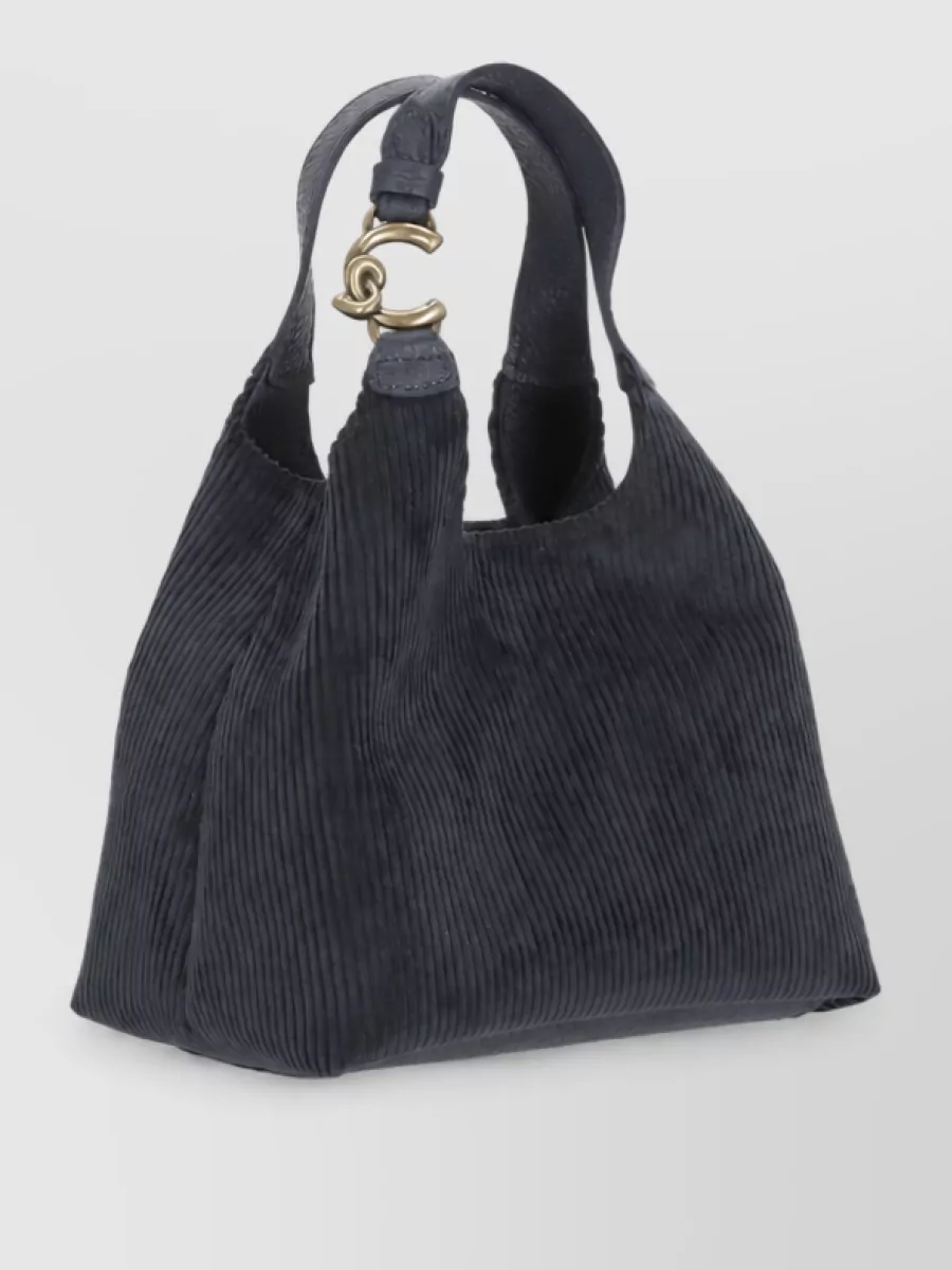 Coccinelle Corduroy Shoulder Bag