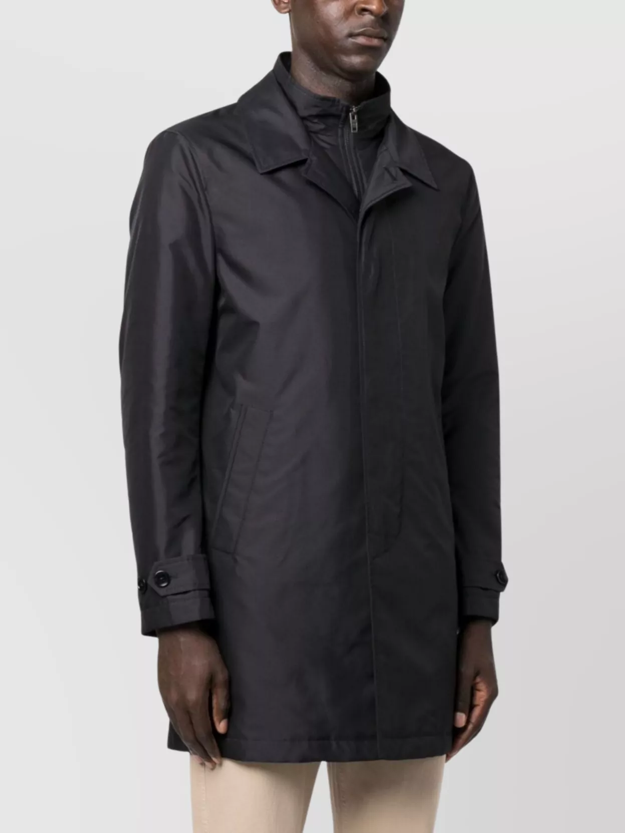Fay Morning Double Breasted Coat