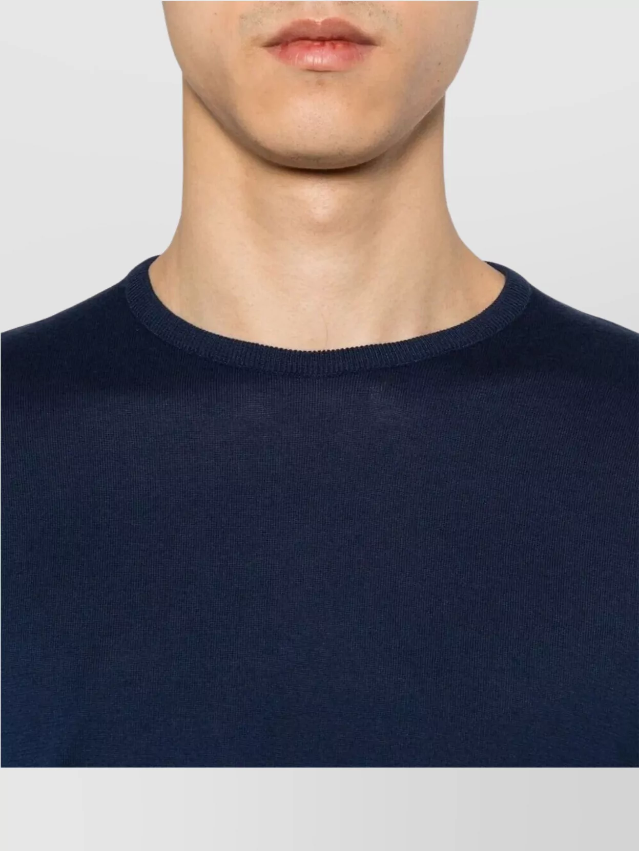 John Smedley Hatfield Long Sleeves Crewneck Pullover In Blue