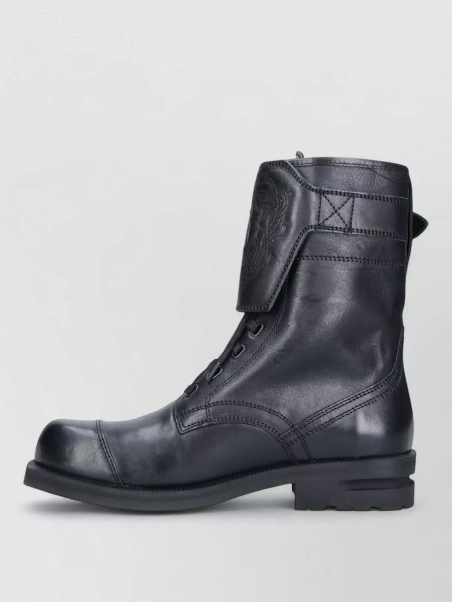 Kiko Kostadinov Leather Ankle Boots