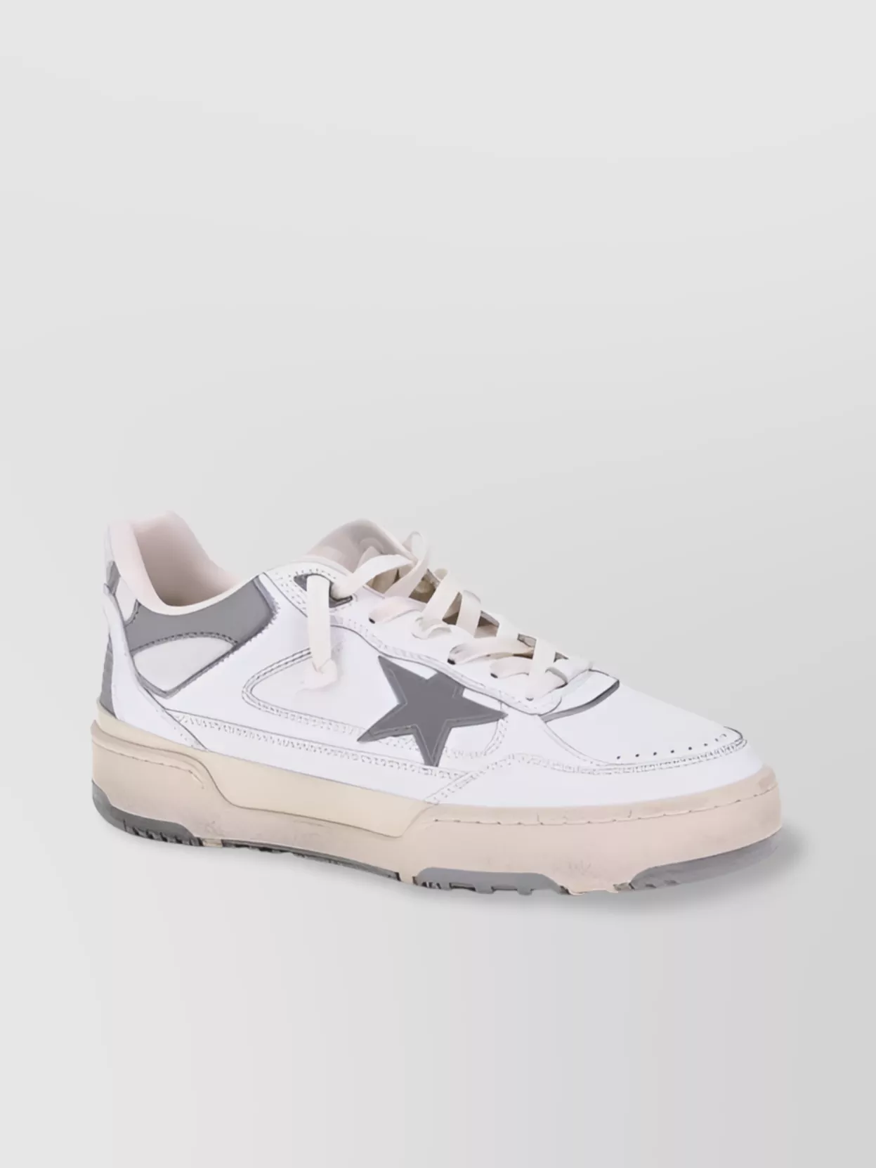 スニーカー Golden  Classic Low-Top Sneakers Kids Super-Star Low Top Sneaker White/Leopard Heel/Black