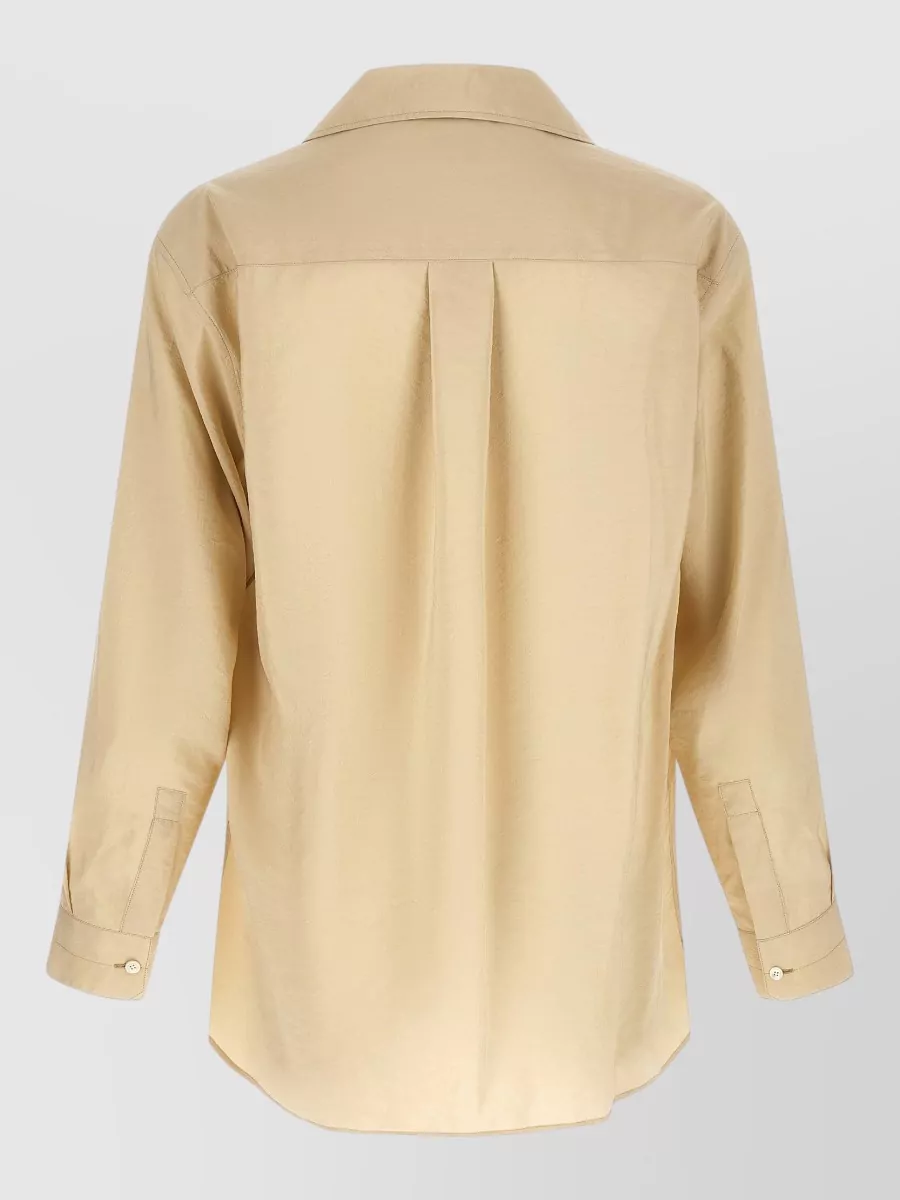 Lemaire Silk Convertible Collar Shirt