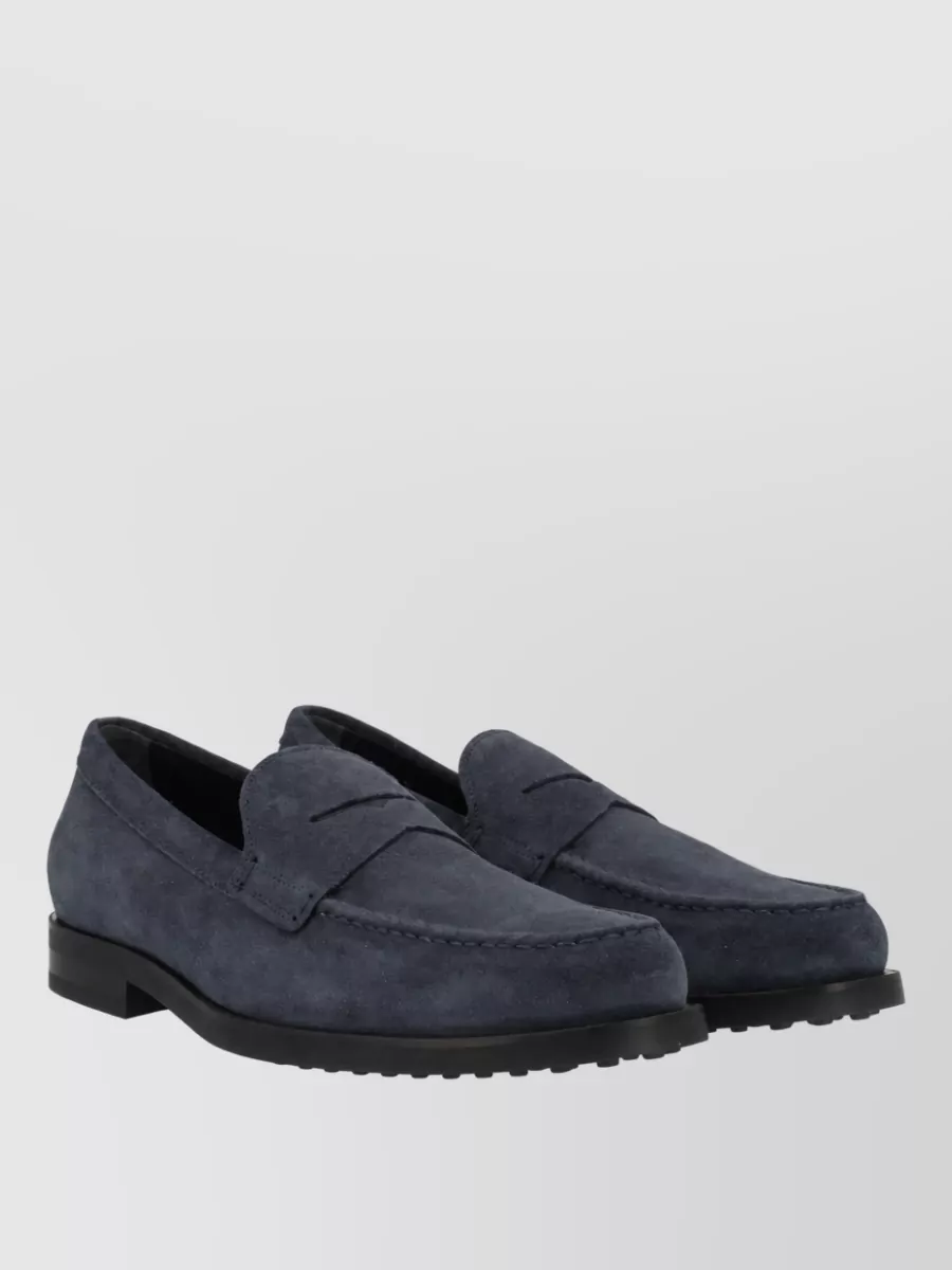 Tod's Suede Leather Loafers