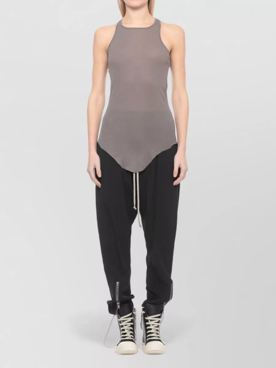 Rick Owens Sleeveless Cotton Tank Top