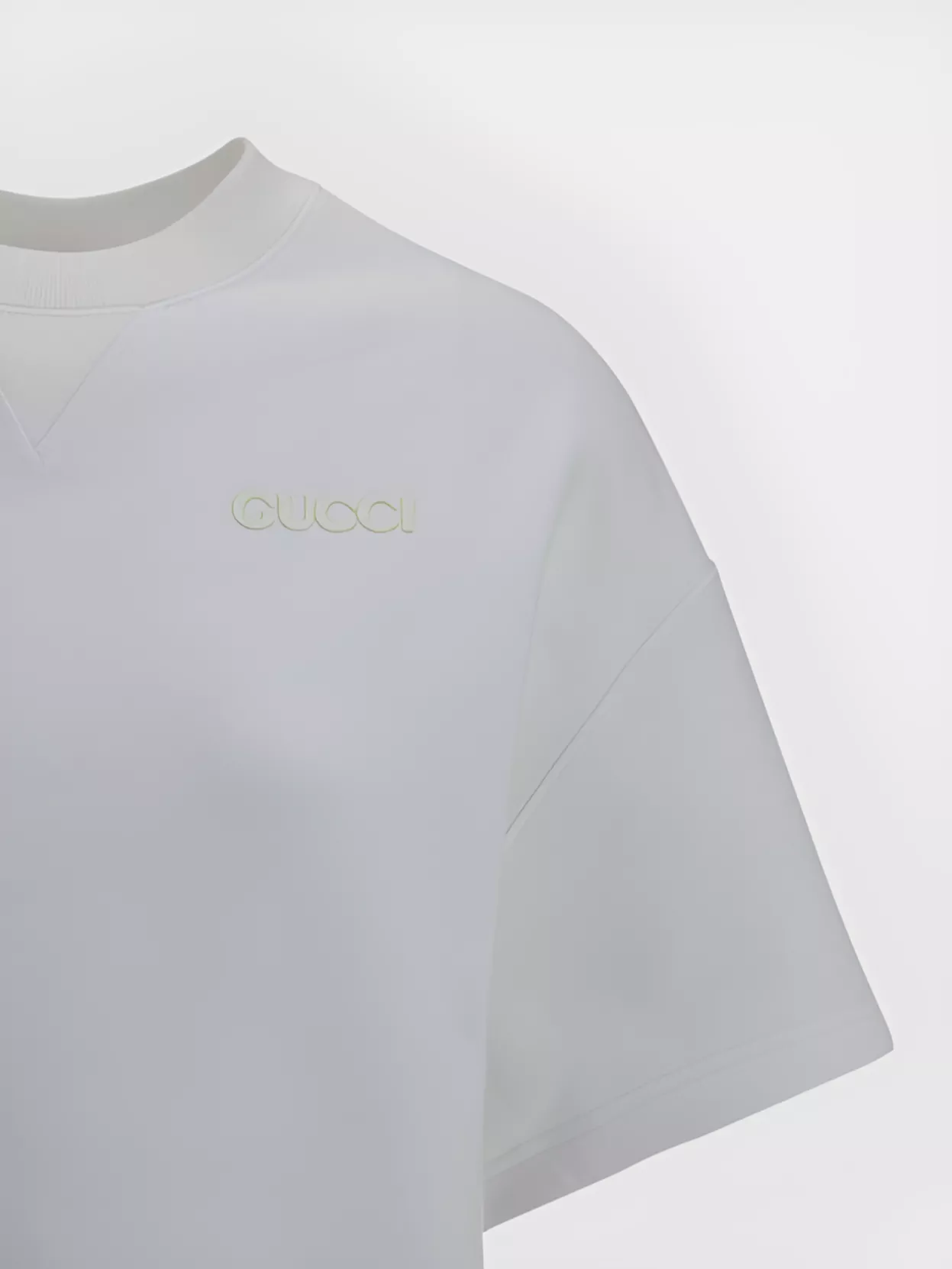 Gucci Cropped T-Shirt In Cotton