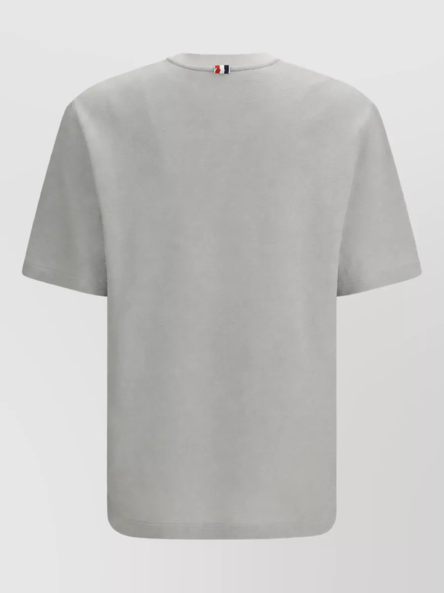 Thom Browne Cotton Linen Short-Sleeve T-Shirt