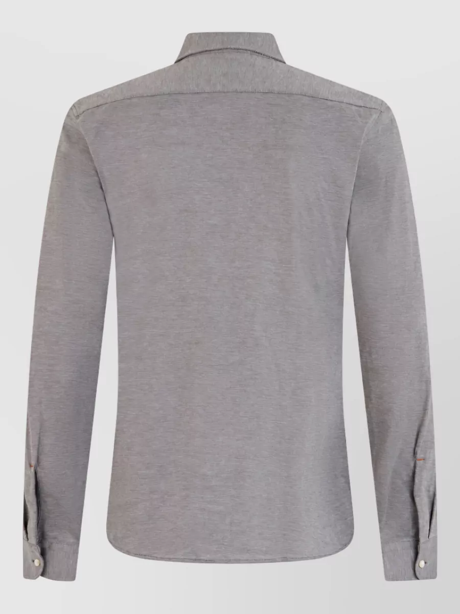 Boss Long-Sleeve Cotton Jersey Shirt
