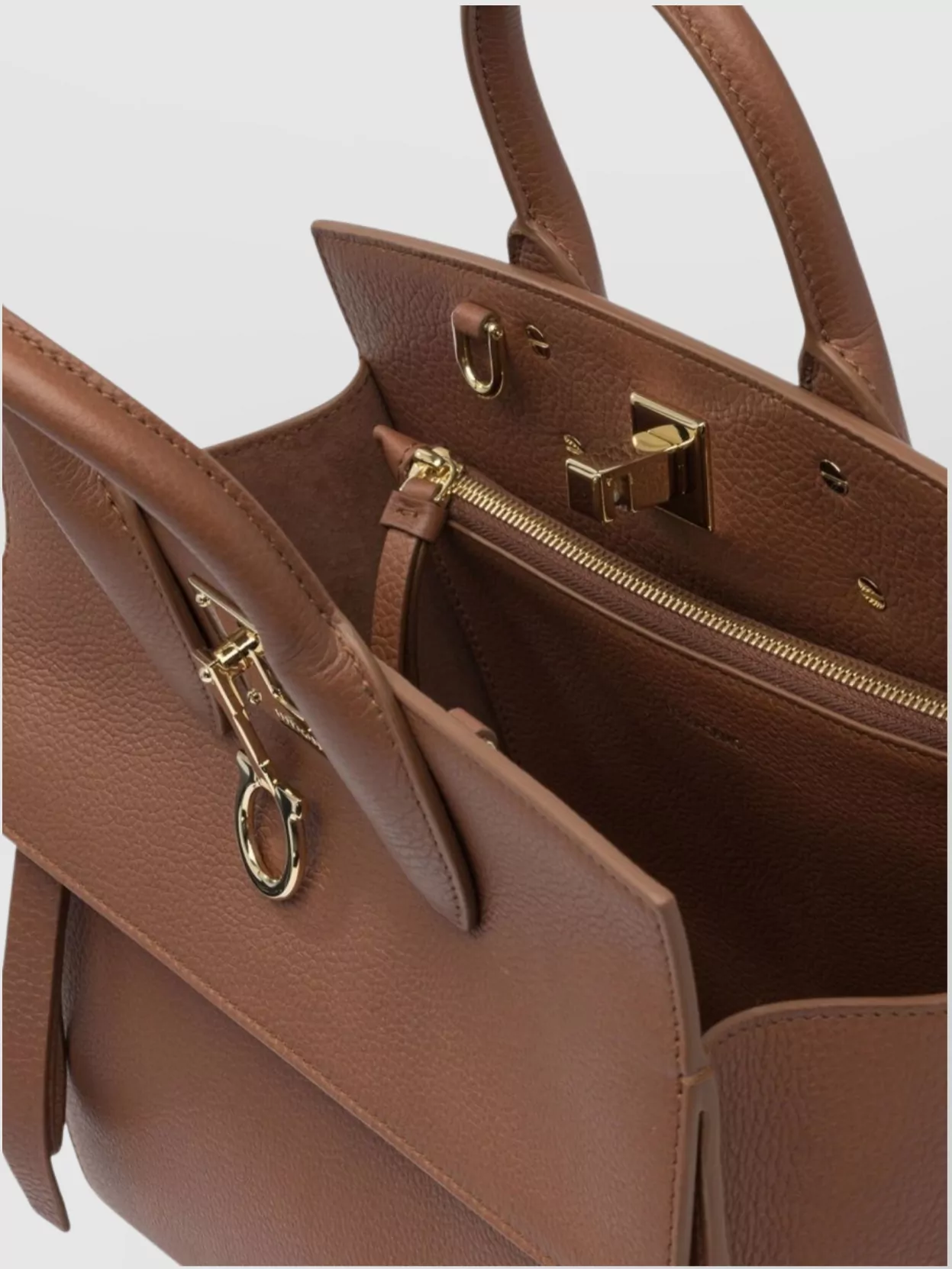 Ferragamo Tote Bag With Top Handle And Strap