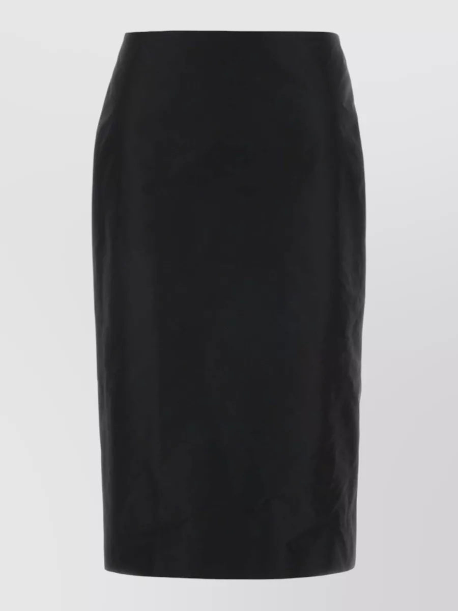 Jil Sander Faille pencil skirt