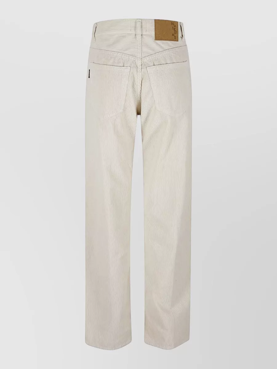 Haikure Velvet Straight-Leg Trousers