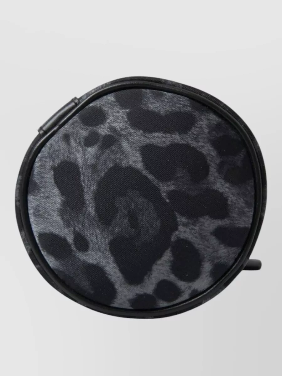 Dolce&Gabbana Leopard-Print Nylon Bottle Cage Bag