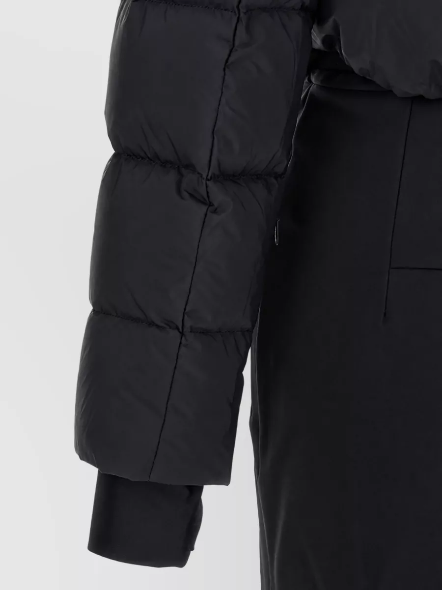 Yves Salomon Mink Lined Quilted Ski Suit