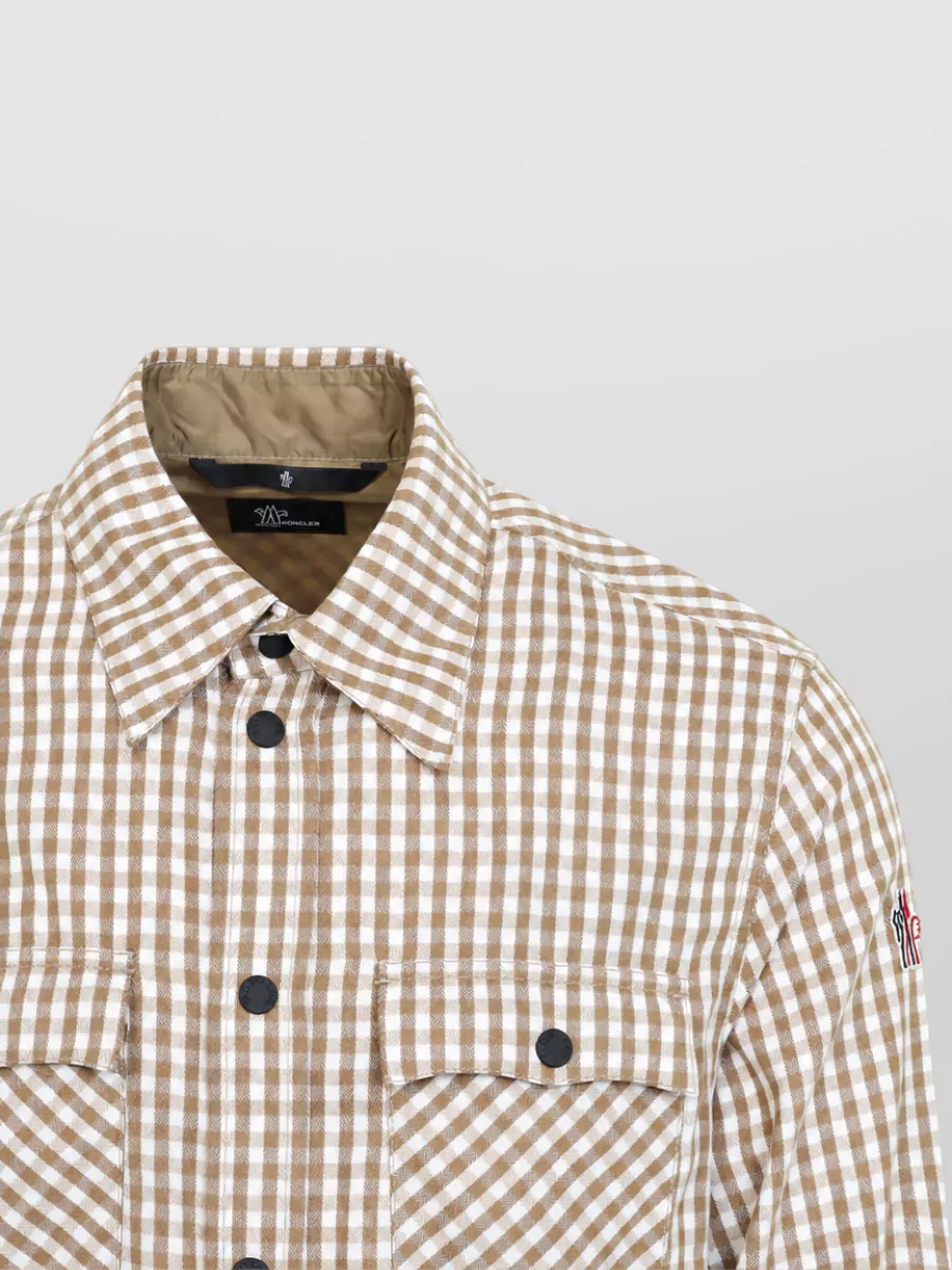 Moncler Grenoble Checked Shirt Jacket