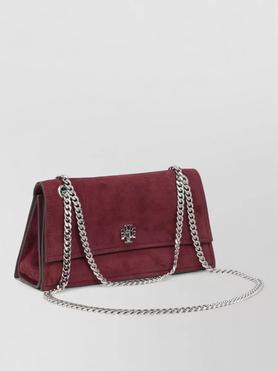 Tory Burch Kira Suede Clutch Bag