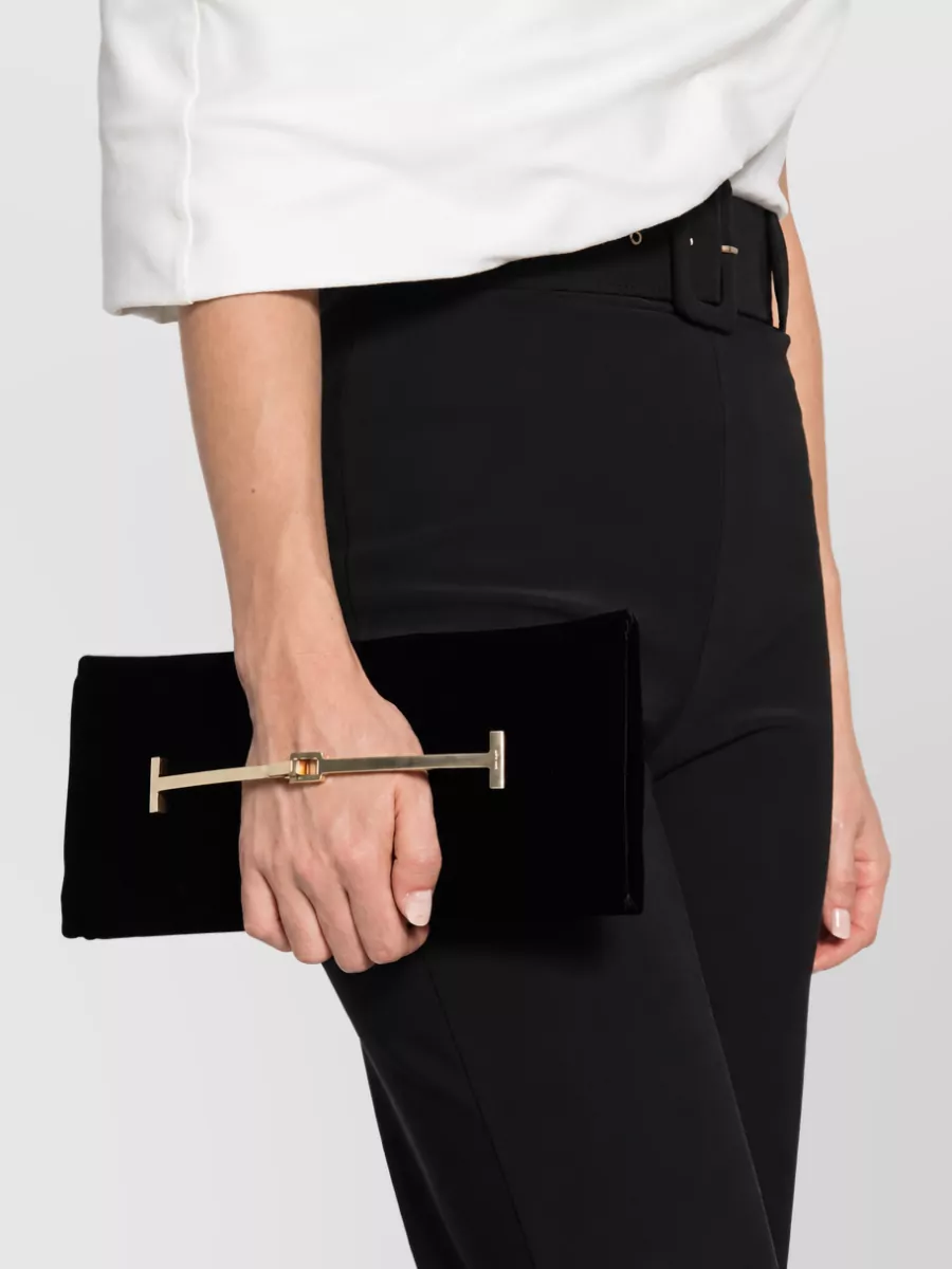 Tom Ford Na Velvet Clutch Bag