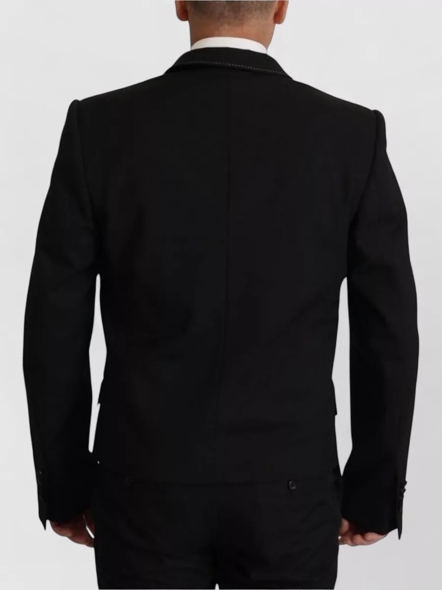Dolce&Gabbana Wool Double-Breasted Suit Jacket