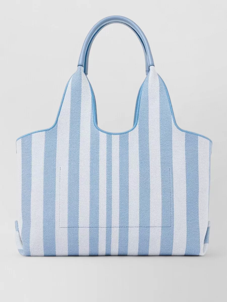 Chloé Woody Fabric Beach Bag