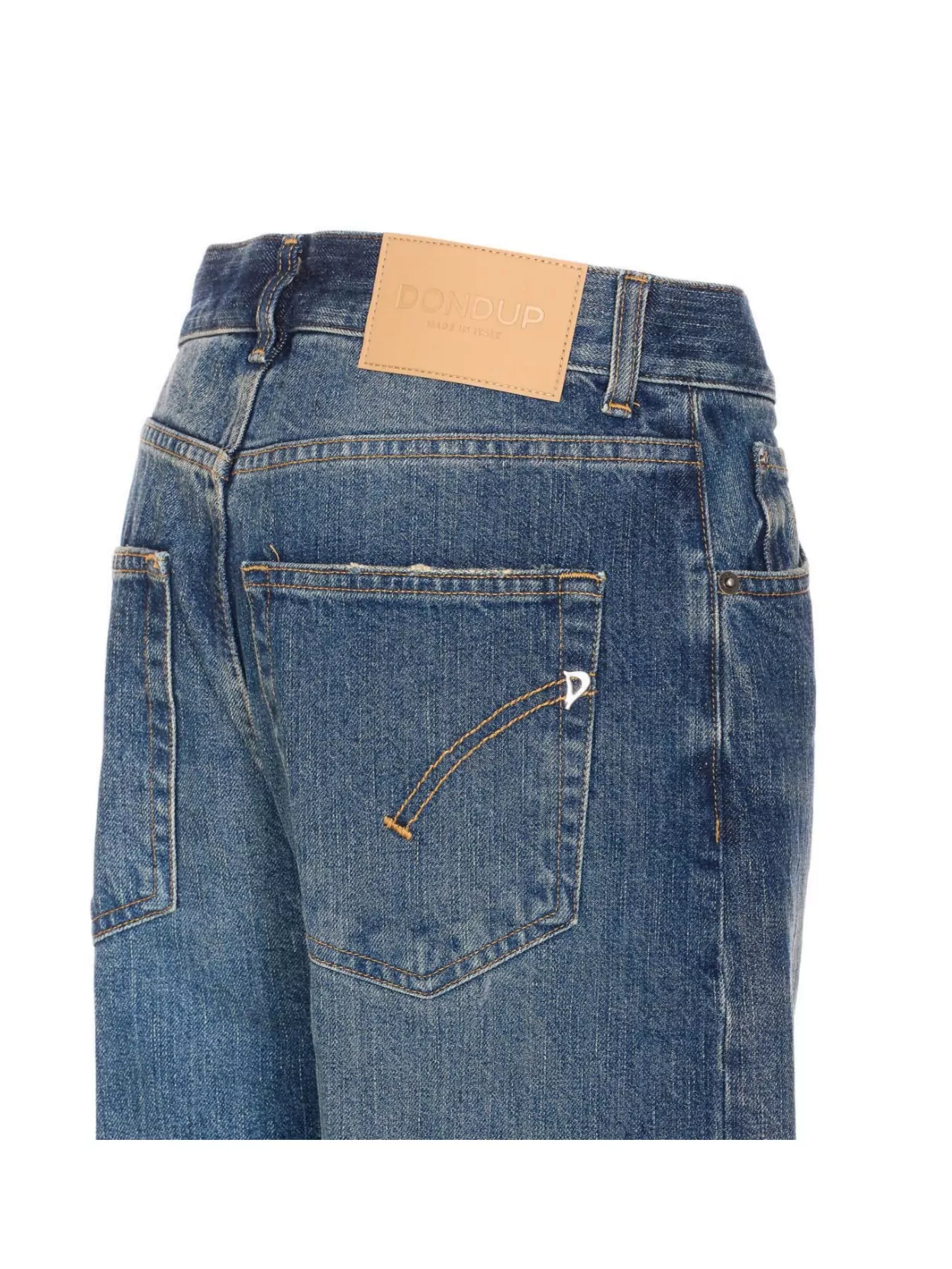 Dondup Trousers Five-Pocket Contrast Stitching