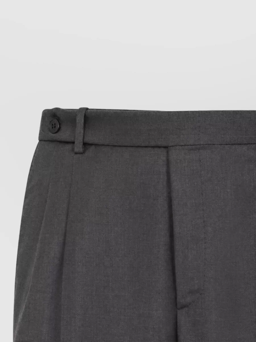 Brioni Wool Tapered Trousers