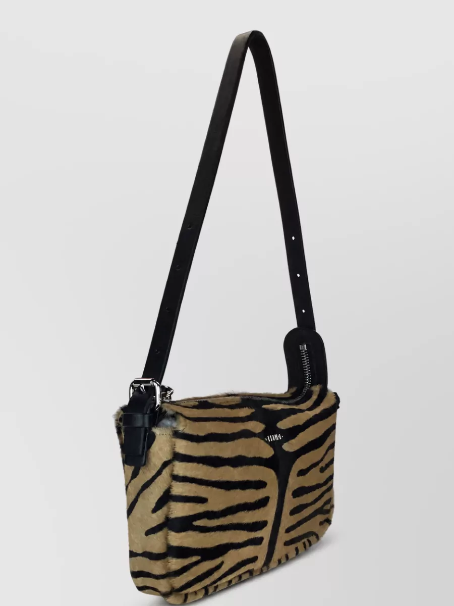 Fendi Baguette Leather Clutch Bag