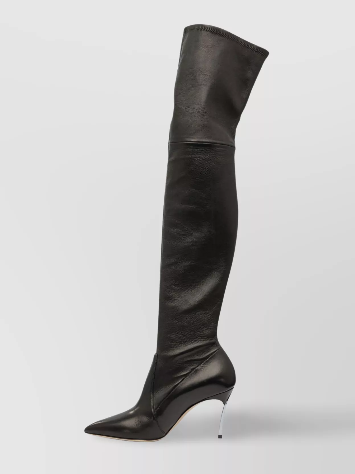 Casadei Pointed Toe Stiletto Heel Over-The-Knee Boots
