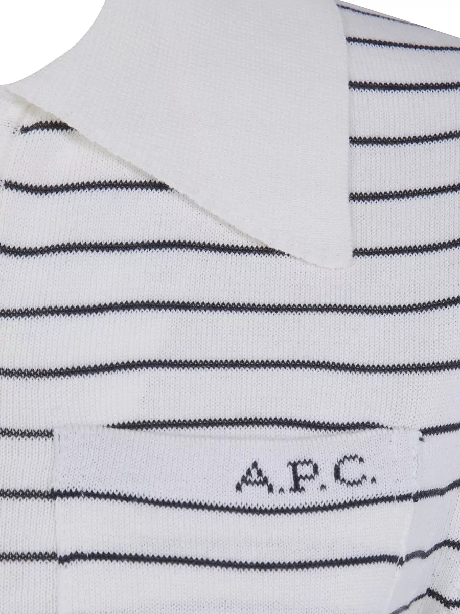 A.p.c. Cotton Polo Jumper