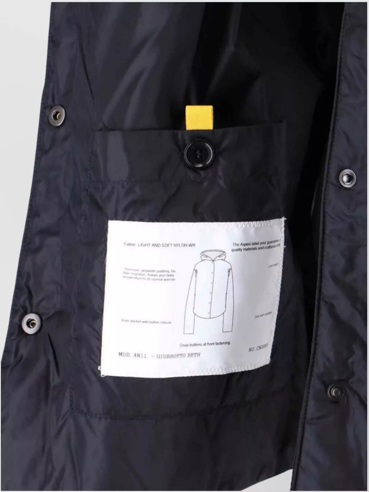 Aspesi Hooded Jacket Long Sleeves