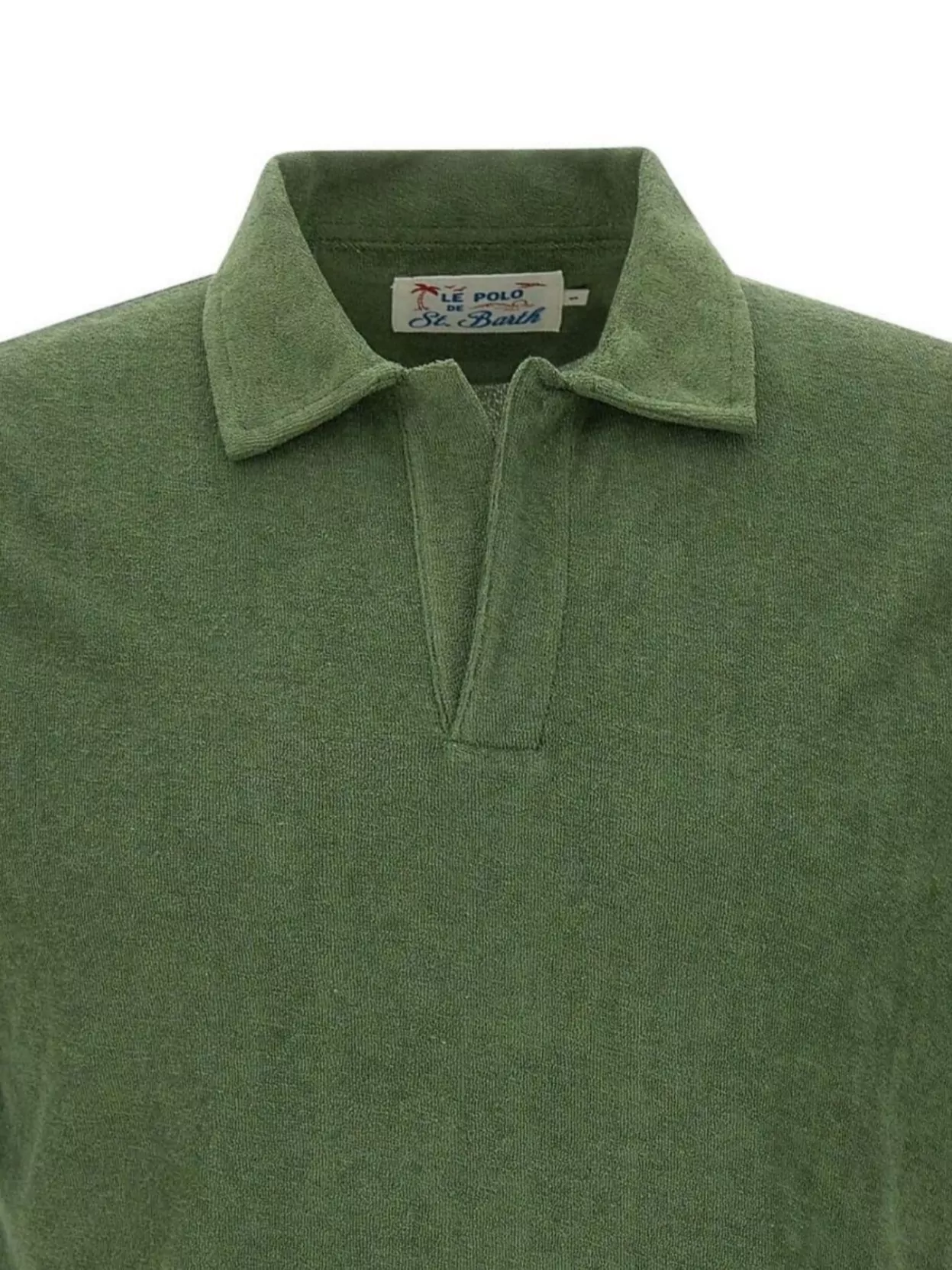 Mc2 Saint Barth Soft Texture Split Neck Polo