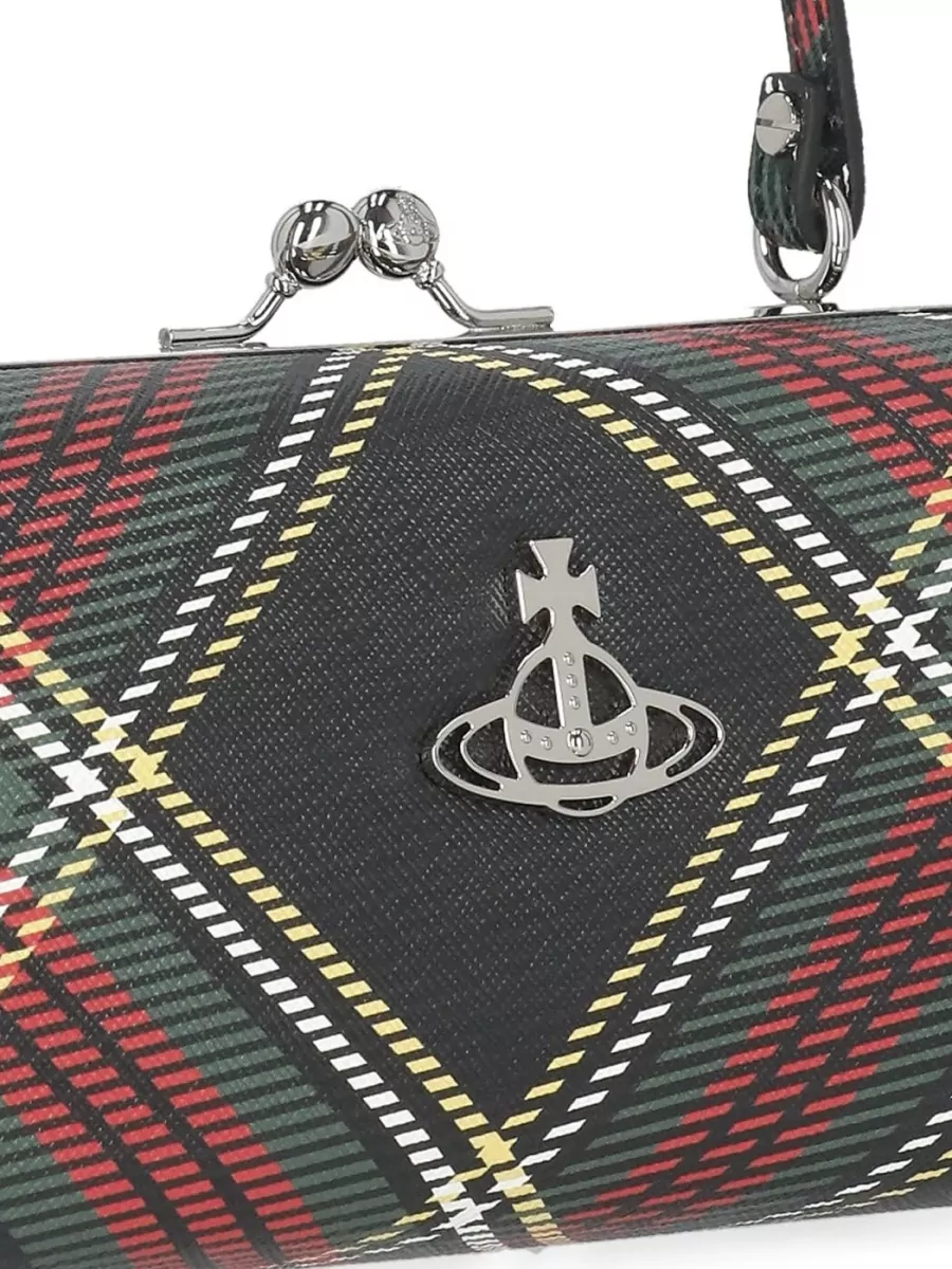 Vivienne Westwood Yasmine Tartan Clutch Bag